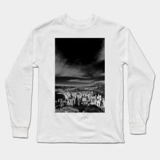 Benidorm Skyline Cityscape Costa Blanca Spain Long Sleeve T-Shirt